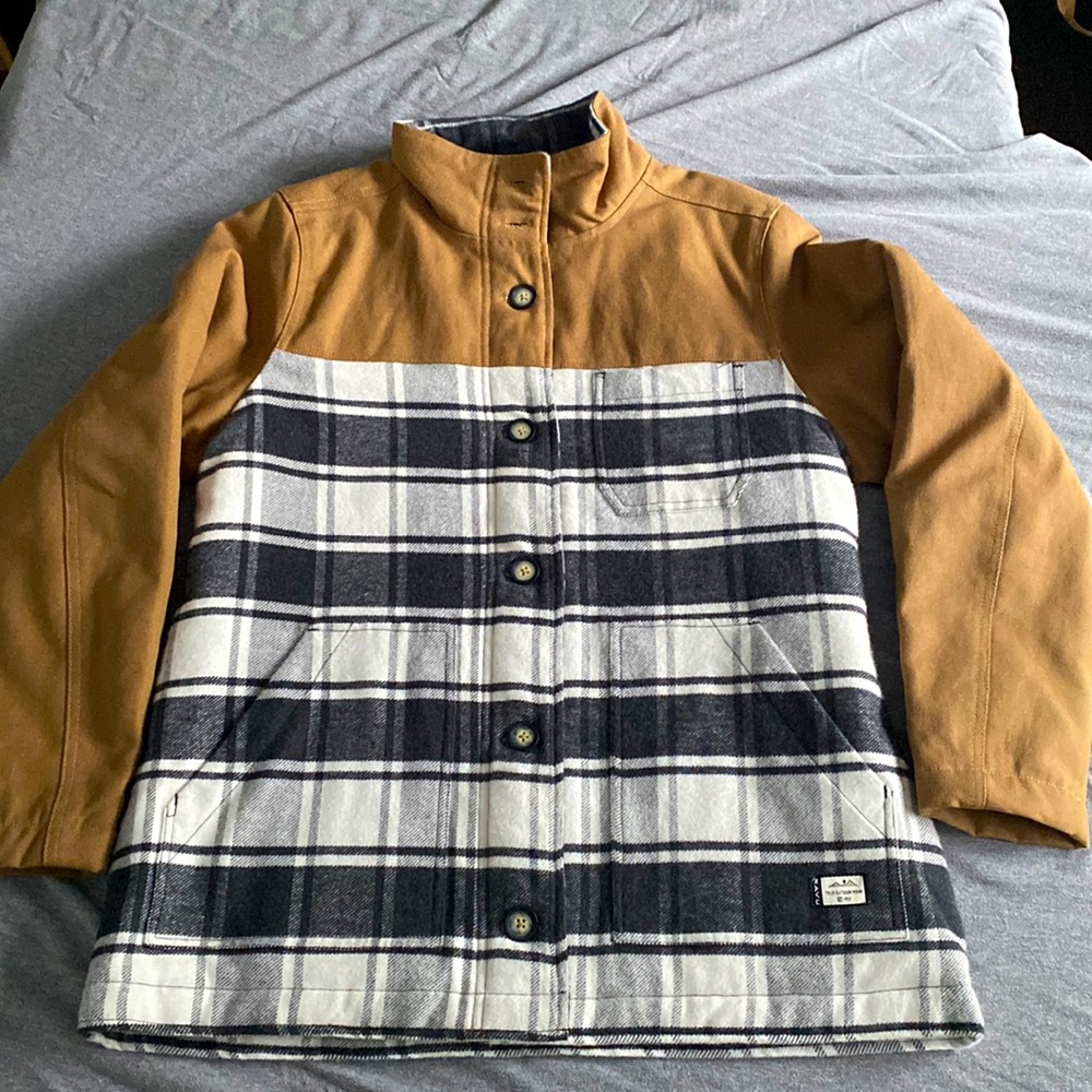 COPY - Kavu Flannel/khaki jacket Women’s XL NWOT